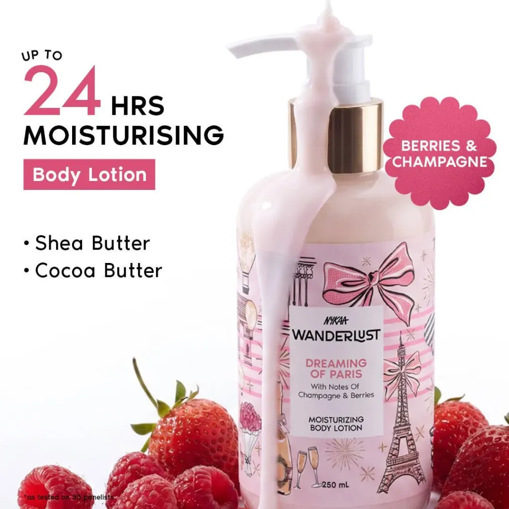 Nykaa Wanderlust Dreaming Of Paris Body Lotion