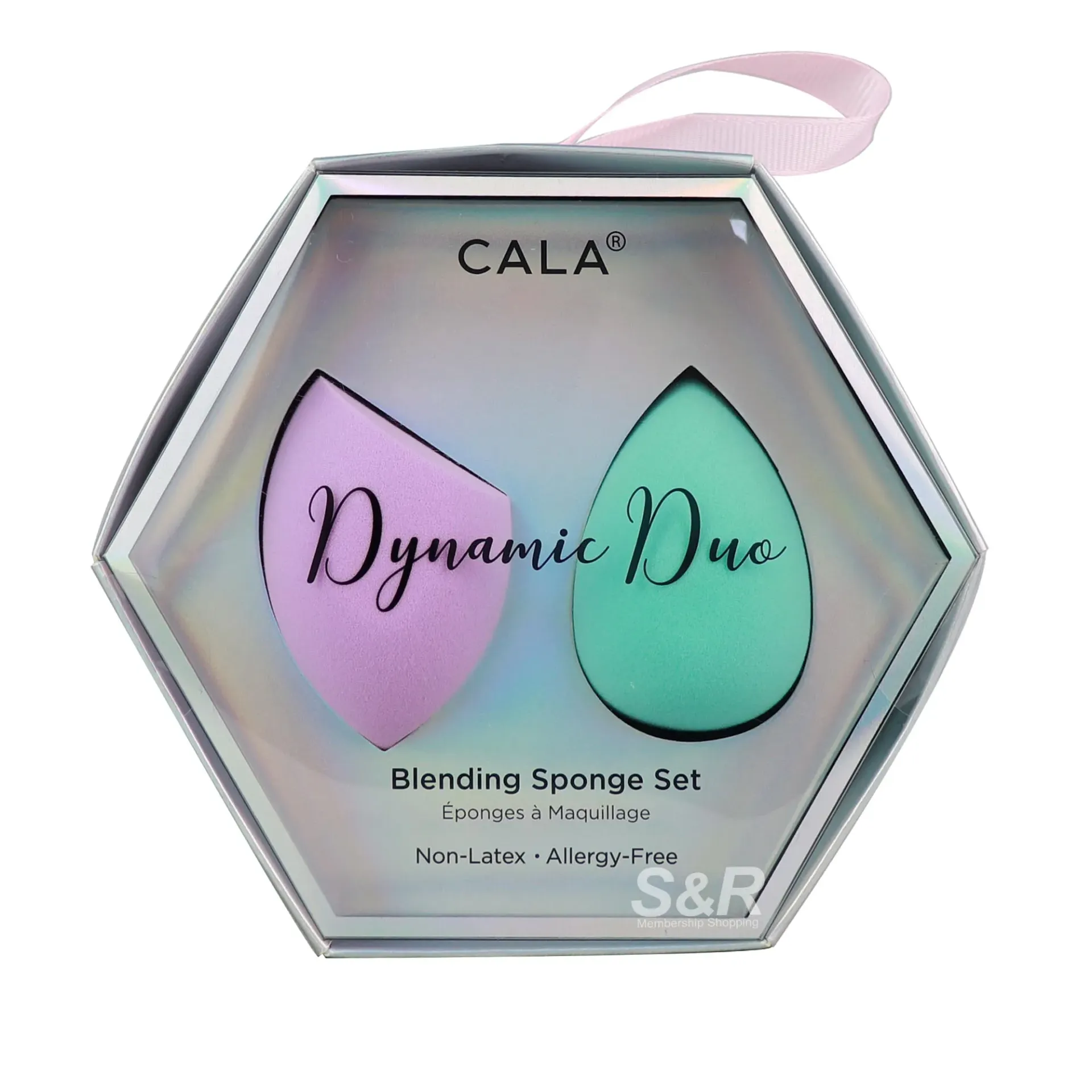Cala Dynamic Duo Blending Sponge Set - Lavender/Mint