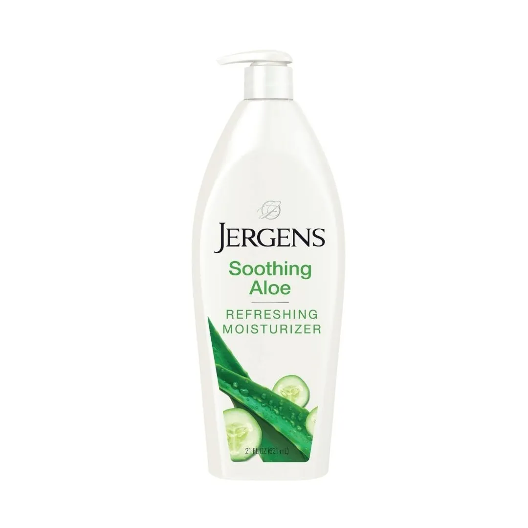 Jergens Soothing Aloe Hydrates & Soothes Refreshed Skin Moisturizer - 621ml