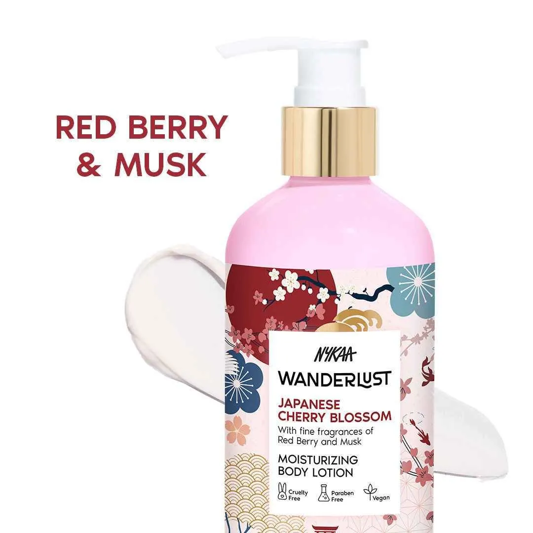 Nykaa Wanderlust Japanese Cherry Blossom Body Lotion