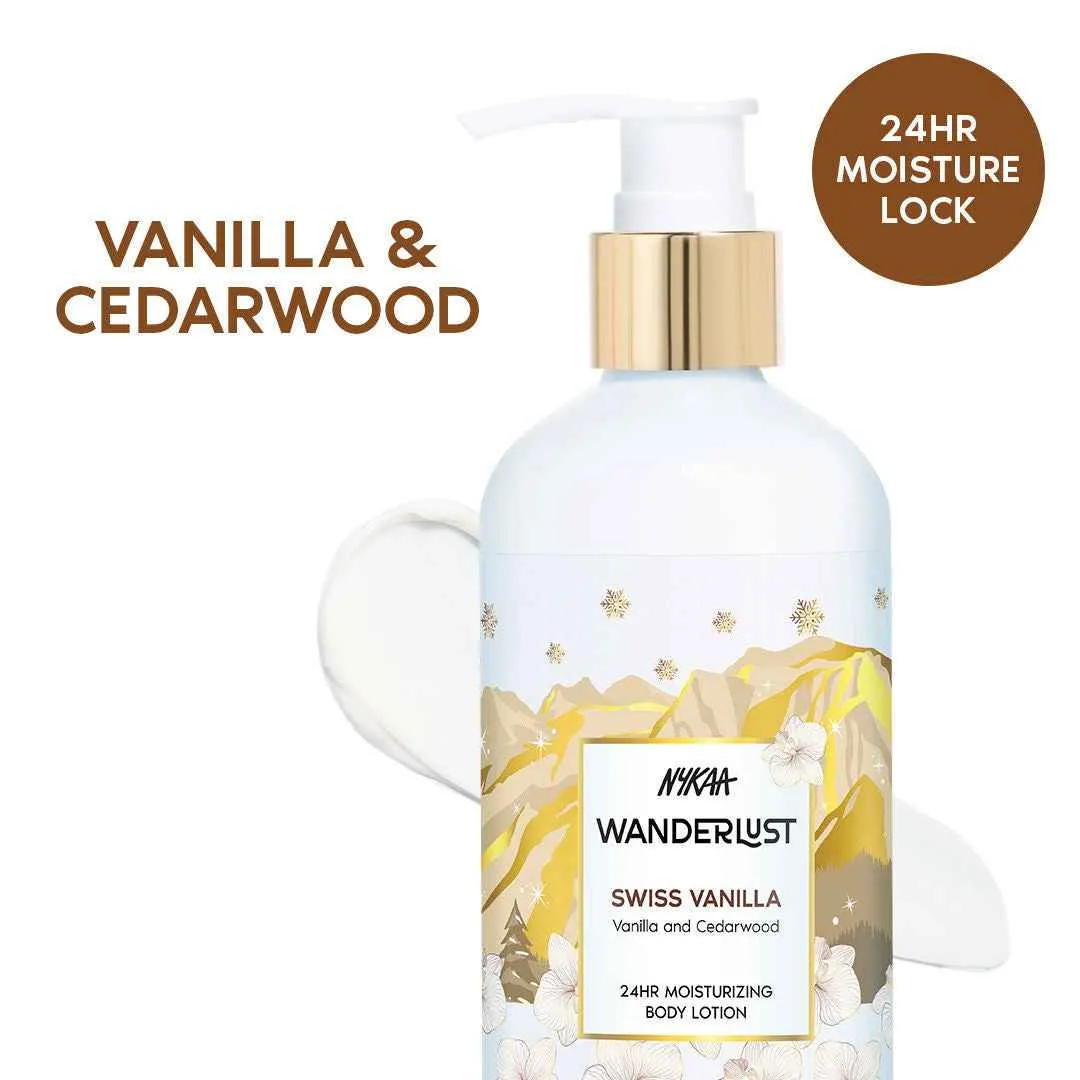 Nykaa Wanderlust Swiss Vanilla Body Lotion